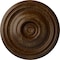 Ekena Millwork Traditional Ceiling Medallion (Fits Canopies up to 4"), 14 3/4"OD x 1 3/4"P, Root Beer Crackle CM14TRRBC - alternate 1